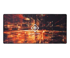 Pelės kilimėlis DELTACO GAMING XXL, 1200x600x4mm, juodas su abstrakčiu piešiniu / GAM-099