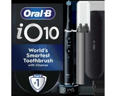 Elektrinis dantų šepetėlis Oral-B iO10 iOM10.1B4.2AD, Juodas