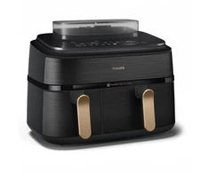 Dviejų krepšelių gruzdintuvė su garų funkcija Philips 5000 series NA552/00,  9 l