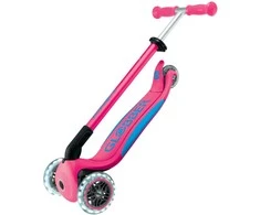 GLOBBER paspirtukas Elite Lights, spalva: fuksijos