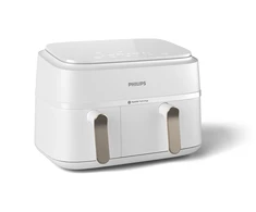 Dviejų krepšelių gruzdintuvė Philips 3000 serija NA353/10, 9 l, Balta