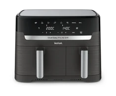 Karšto oro gruzdintuvė Tefal Dual Easy Fry &amp; Grill EY905B, 2700 W, 2 krepšeliai (5,2 litro + 3,1 litro)
