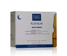 MartiDerm Platinum Night Renew naktinės ampulės nuo raukšlių, 10x2ml
