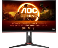 Monitorius AOC C27G2Z3/BK | 27 " | VA | FHD | 16:9 | 280 Hz | 1 ms | 1920 x 1080 pikselių | 300 cd/m² | HDMI jungtys quantity 2