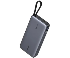 Nešiojama baterija UGREEN PowerBank, 165W, 25,000 mAh, su integruotu laidu