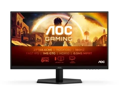 Žaidimų monitorius AOC 27G42E /27 col. /FHD/ 180 Hz/ 1 ms/ FreeSync Prem./ G-Sync comp./ HDR10/ (1920x1080, HDMI, DisplayPort) juodas