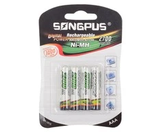 4pcs. Aaa r3 iki 2700mah batteries