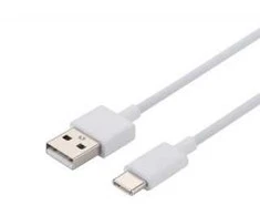 Xiaomi Original USB-C duomenų kabelis 3A 1m baltos spalvos (Bulk)
