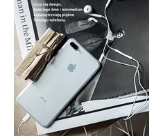 Dėklas 3MK NaturalCase Apple, iPhone 7 Plus, Polipropilenas, Skaidrus Baltas