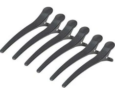Activeshop Plaukų segtukai - spaustukai Toni&amp;Guy E-32 6 vnt., 11.5 cm, juoda