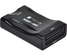 TECHLY kompaktiškas konverteris iš SCART į HDMI skaleris 720p/1080p
