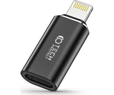 Adapteris Lightning į USB-C Tech-Protect Ultraboost juodos spalvos