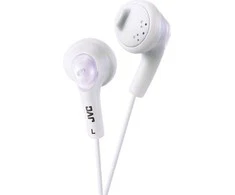 Į ausis įkišamos Ausinės JVC HA-F160WEP "Bass boosting" technologija, "Gumy", baltos