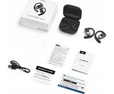 Ausinės Shokz OpenFit Air, Juodos spalvos