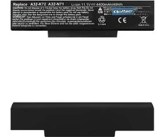 QOLTEC 52510 Qoltec Notebook Baterija Asus A32-K72 K72J 10.8-11.1V 4400mAh
