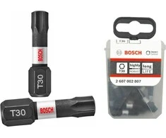 Bosch Suktuvo antgaliai T30 25 vnt./ Impact, L=25mm