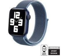 „Crong Nylon“ – sportinis dirželis „Apple Watch 38/40/41/42 mm“ (ocean Mėlyna)