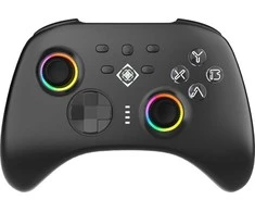 Belaidis PC&amp;Swich 3-in-1 valdymo pultelis DELTACO GAMING, minkšta IML apdaila, BT 5.1 | 2.4G USB imtuvas | USB-C laidinis / GAM-184 / 4222384