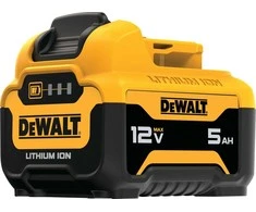 Akumuliatorius DeWalt DCB126-XJ; 12 V; 5,0 Ah; Li-ion