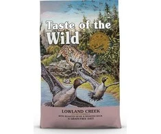 Taste of the Wild Lowland Creek sausas maistas katėms su kepinta putpeliena ir antiena 2kg