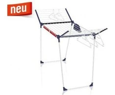 Leifheit Pegasus 200 Comfort Clothes horse wing Mėlyna, Baltas