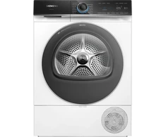 Džiovyklė Džiovintuvas drabužiams Siemens Siemens WQ46B2C40 iQ700 (baltas/juodas, 60 cm, Home Connect)