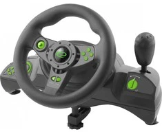 Steering wheel Esperanza Nitro EGW102 (PC, PS3, juodos spalvos)