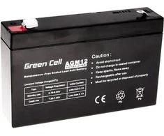 Green Cell Žalias Cell Žalias CELL Baterija AGM 6V 7AH