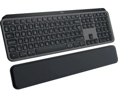 Belaidė šviečianti klaviatūra Logitech MX Keys S PLUS, Grafito spalvos su atrama delnams