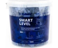 Kubala Plytelių lyginimo spaustukai 1,0 mm, 800 vnt. + 20 litrų kibiras