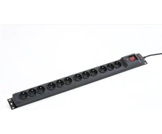 ARMAC M12/16/15/CZ Armac Surge Protection MULTI 12M/16A RACK 19 (12 lizdų) 1,5m juodas