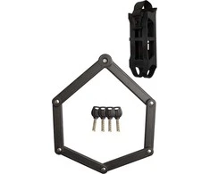 Masterlock MASTER LOCK sulankstomas dviračio užraktas su grūdinto plieno jungtimis su 4 raktais