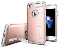 Dėklas Mercury Dėk.Spigen Slim Armour iPhone 7 Rose Gold