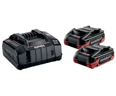 METABO akumuliatorius 18V 4,0Ah LIHD XTREME 2vnt.. + Įkroviklis ASC 290
