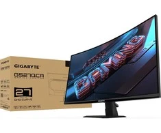 Monitorius Gigabyte | GS27QCA EK | 27 " | VA | 180 Hz | 1 ms | 2560 x 1440 pikselių | 250 cd/m² | HDMI jungtys quantity 2