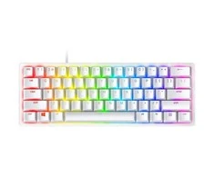 60% Mechaninė Žaidimų klaviatūra Razer Huntsman Mini Mercury Edition, Clicky Optical Switch (Purple), US išdėstymas