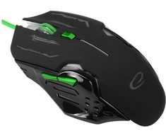 ESPERANZA EGM403G - 5901299925478 ESPERANZA EGM403G MX403 APACHE - su laidu 6D GAMING Optinė pelė USB - Žalias