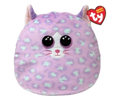 TY Squishy Beanies Pliušinis žaislas - violetinis kačiukas, 25 cm