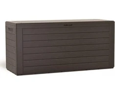 „Prosperplast WoodeBox“ sodo dėžė 280 l - umbra Woodebox
