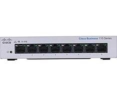 Šakotuvas „Cisco CBS110“ nevaldomas 8 prievadų GE, stalinis kompiuteris, išorinis PS