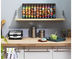 TEFAL Sumuštinių ir vaflių keptuvas SW854D16, 4 plokštės