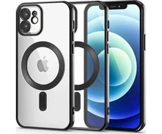 Tech-Protect MagShine Line MagSafe Apple iPhone 12 – dėklas telefonui juodos spalvos
