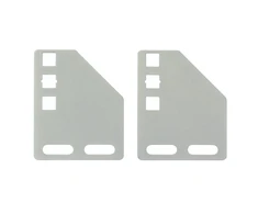 Techly Uchwyty Rack do montażu urządzeń w pionie, 1U