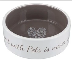 TRIXIE Pet's Home Dubenėlis, keramika, 0.8 l, ø 16 cm, cream-smėlio