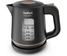 TEFAL | Virdulys | KI533811 | Electric | 2400 W | 1 L | Plastic | 360° rotational base | Juodas