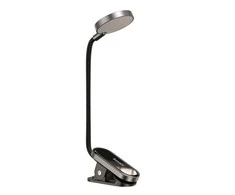 Baseus Prisegama skaitymo LED lempa, įkraunama USB, 3W, neutraliai balta