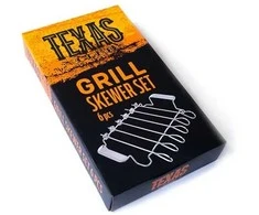 Iešmeliai su laikikliu TEXAS CLUB, 6 vnt.