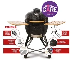 Kepsninė KAMADO BONO MEDIA 52cm juoda su 6 priedais