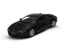 KiNSMART automobilis, BMW i8, juodas