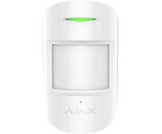 Ajax CombiProtect detektorius, baltos spalvos